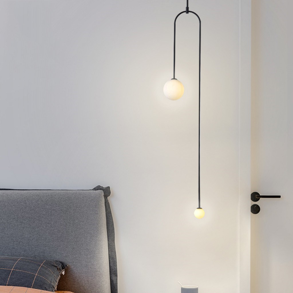 現代叉型圓墜吊燈