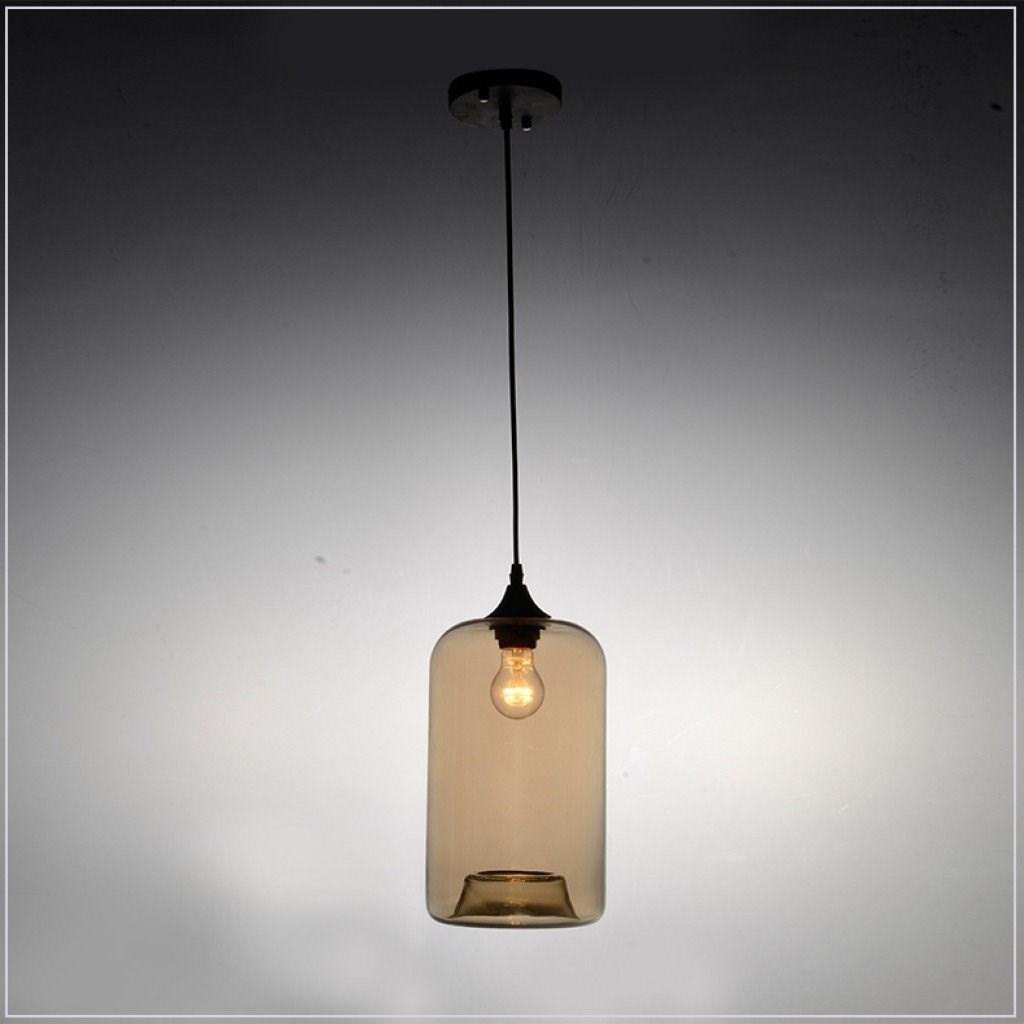 工業 鐘罩 玻璃 吊燈