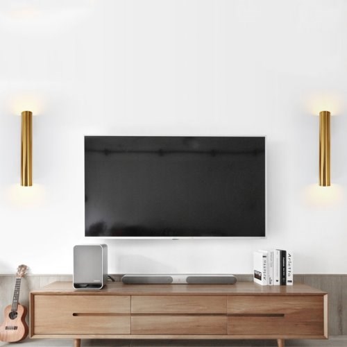 Solo 長柱銅管 壁燈