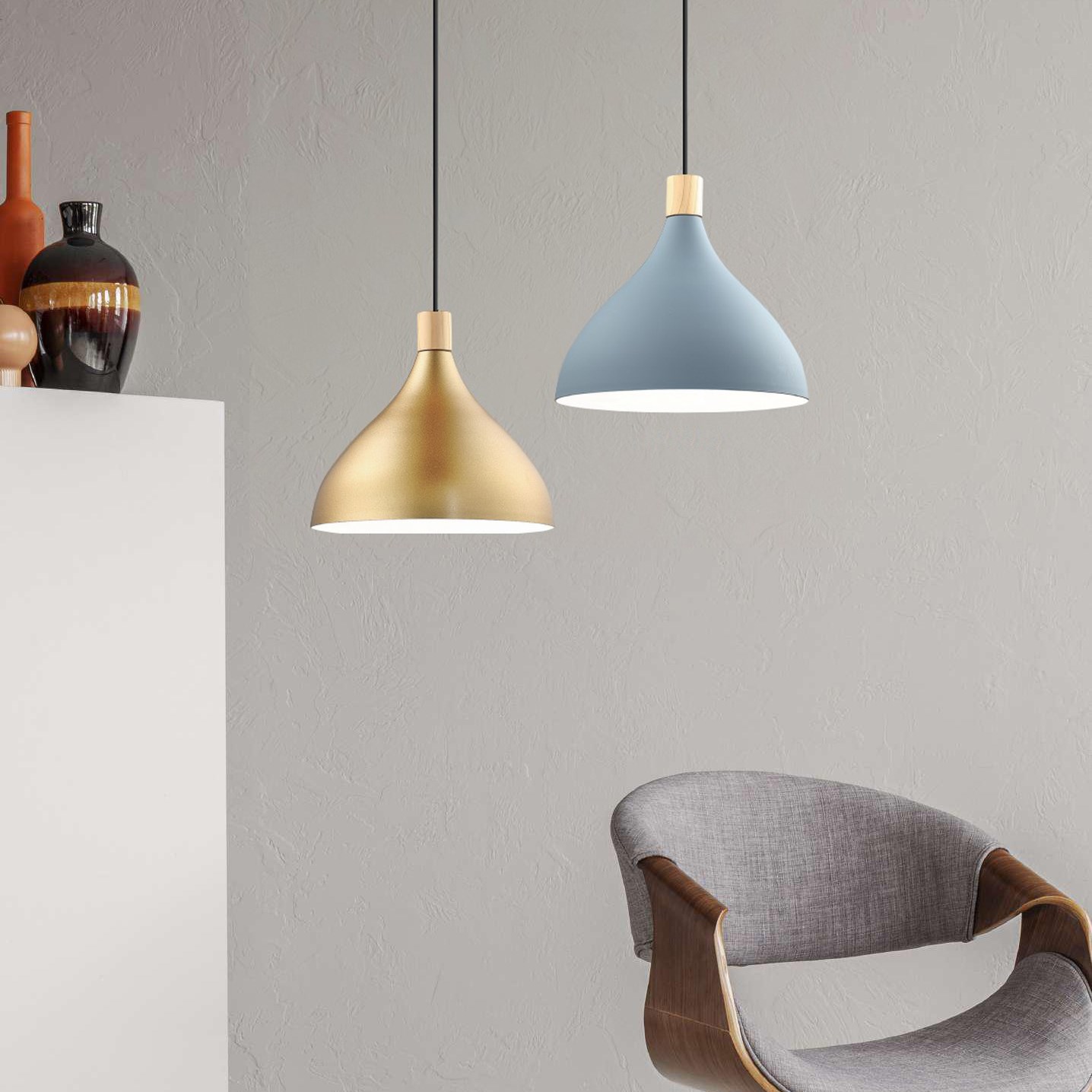 Unfold 金屬簡約餐吊燈