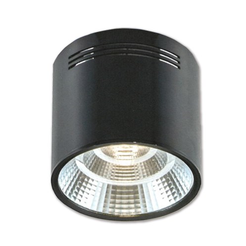 LED COB 12W 壁切四段/遙控式三段變色筒燈 黑/白