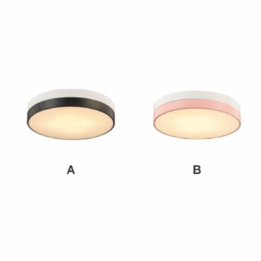 Cirque 馬卡龍吸頂燈 黑/粉/黃/藍