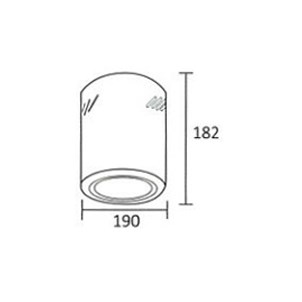  LED COB 15W 直徑19cm 筒燈 黑/白 可選色溫