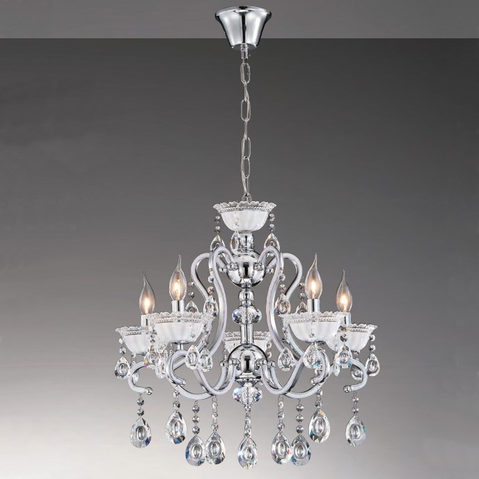 Downton 中古歐風火燭造型 水晶吊燈