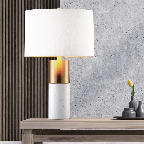 Dayton 石紋金屬檯燈