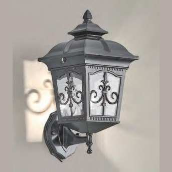 新古典霧黑玻璃壁燈