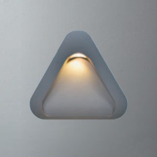 三角霧灰踢腳燈/階梯燈