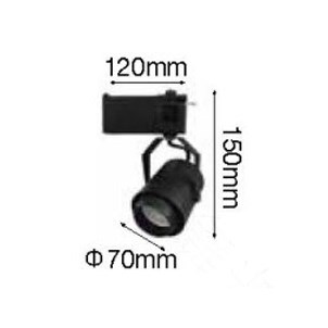 LED 6W/8W 可調角軌道燈 白/黑