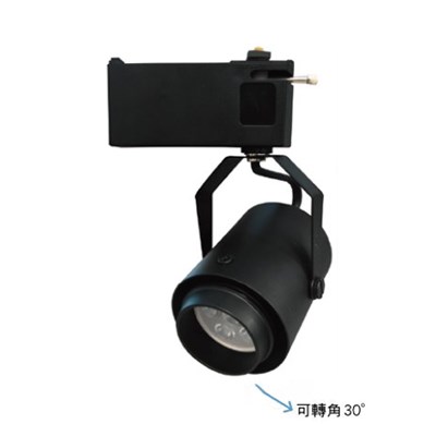LED 6W/8W 可調角軌道燈 白/黑