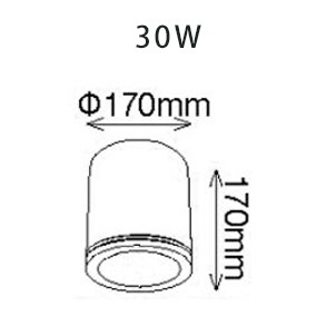 LED 24W30W/45W 黑鑽石吸頂筒燈 白/黑 可選色溫