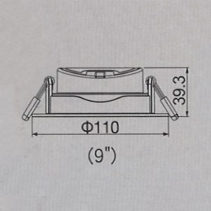 崁孔 9cm LED 8W 可調角度廣角崁燈