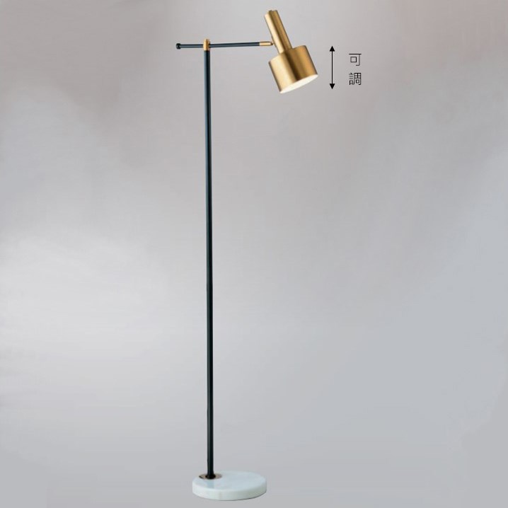 Franco 可調角大理石金屬立燈
