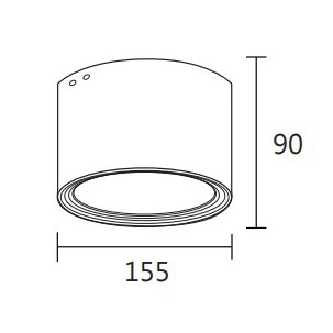 LED 12W 防眩光筒燈 白/黑 可選色溫