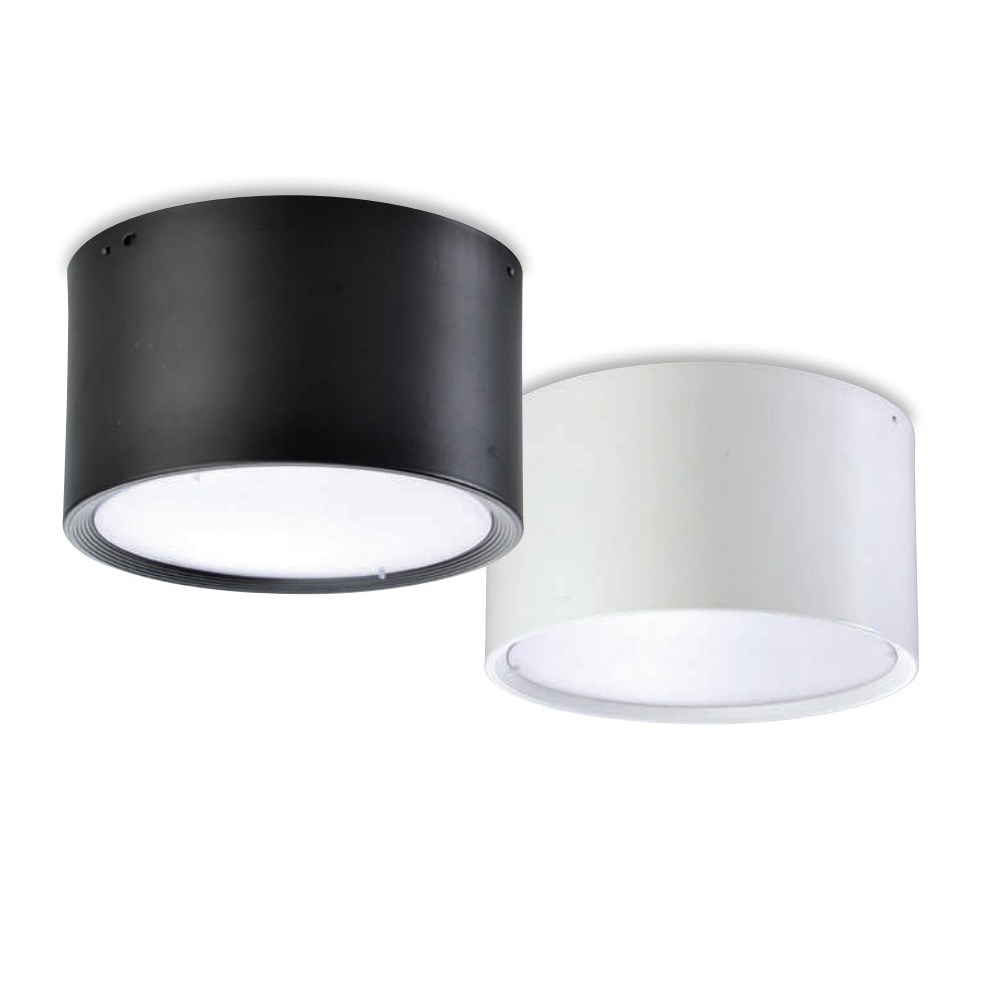 LED 12W 防眩光筒燈 白/黑 可選色溫