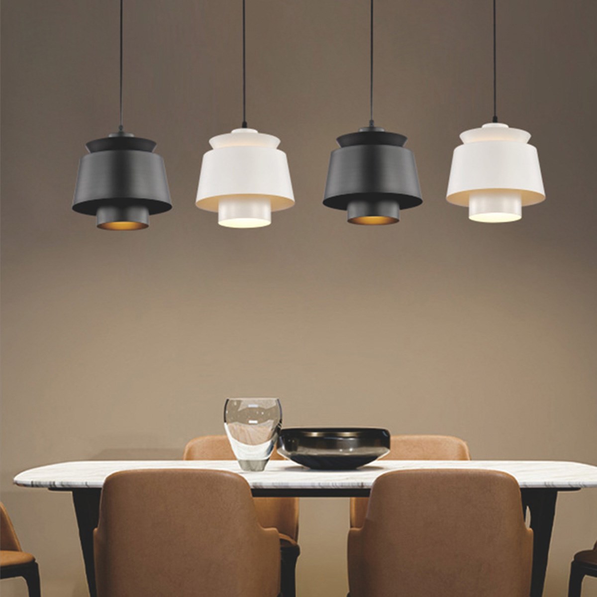 Rockabilly 圓筒層次吊燈