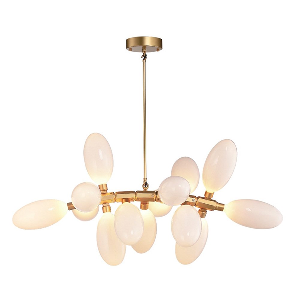 Arron 金枝玉葉奶白吊燈