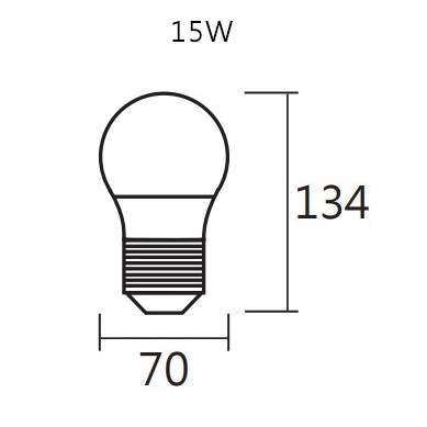 LED E27 球泡 7.5W/9.5W/12W/15W