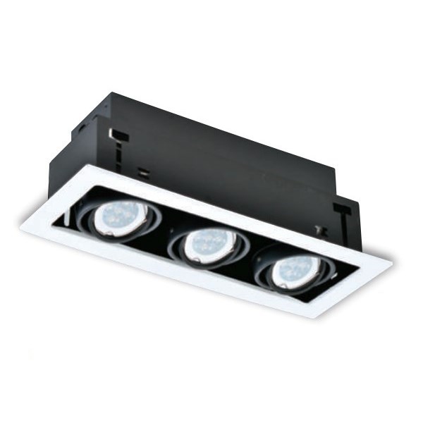 MR16 LED 21W 白框三盒燈