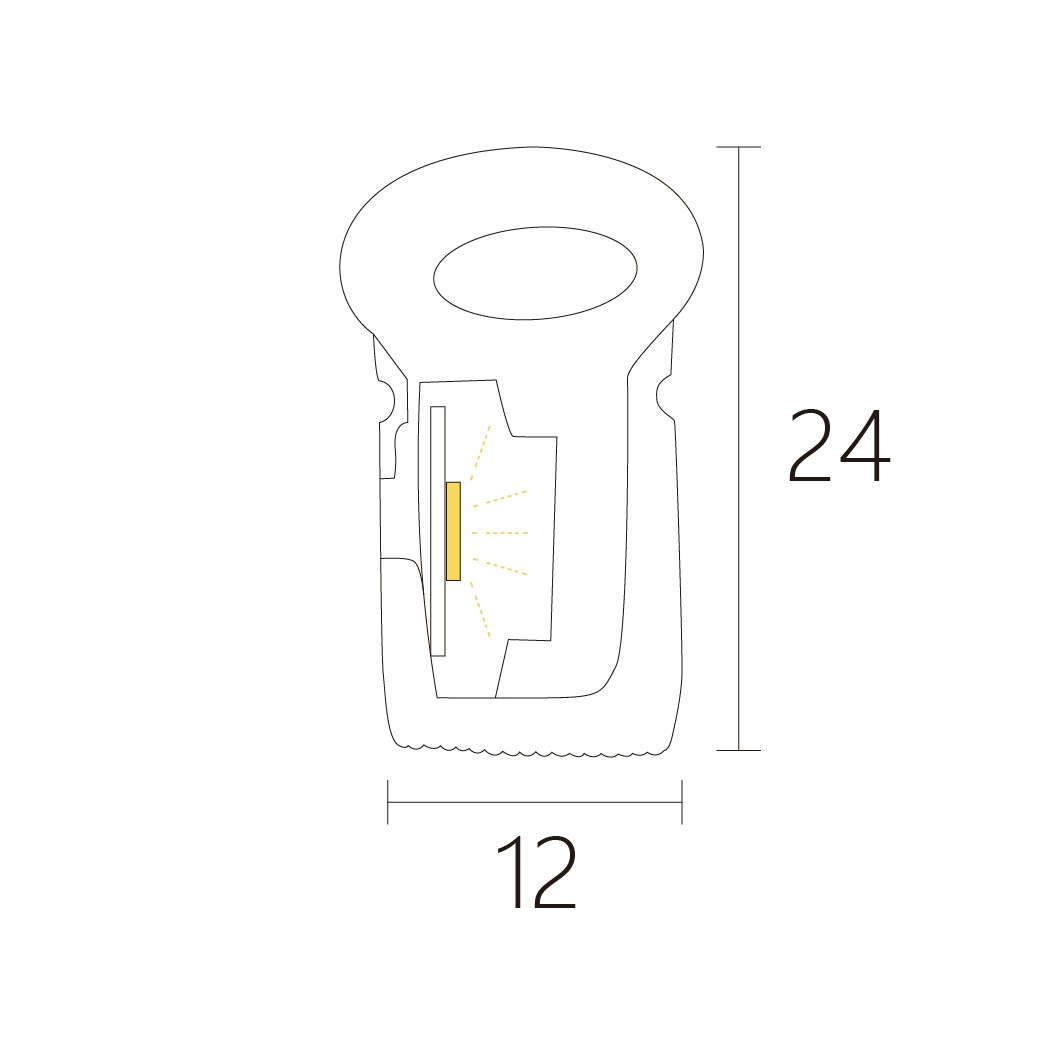 12x24mm 可彎曲線條燈(可選長度)