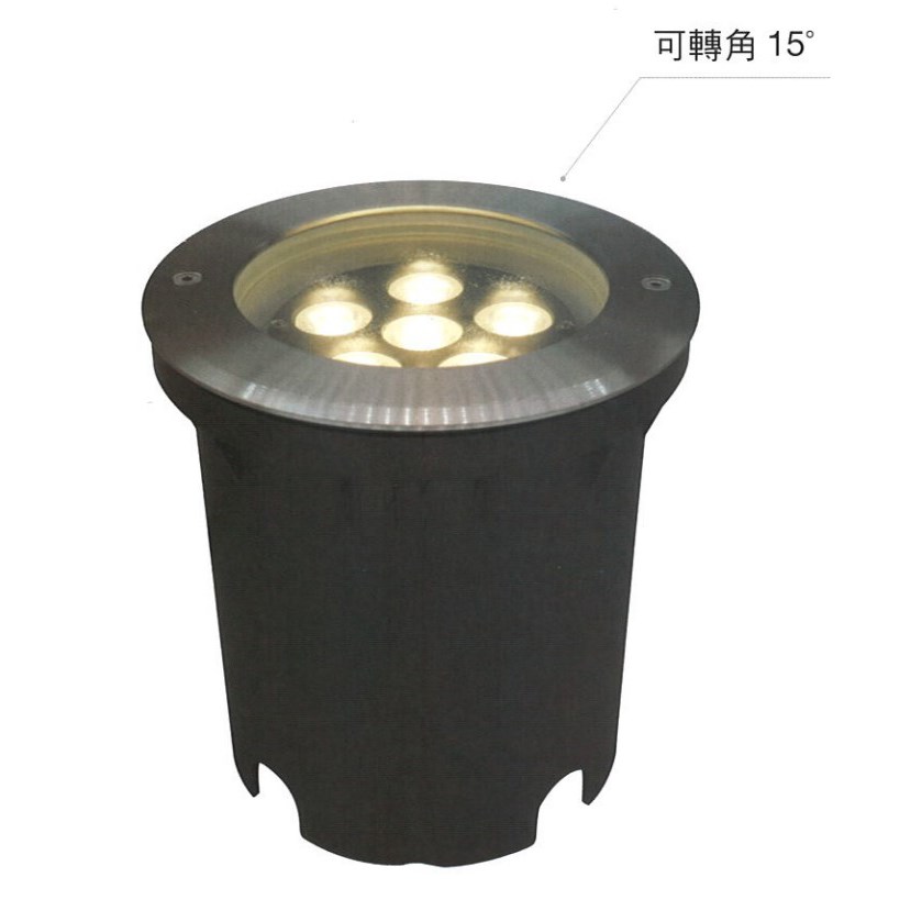 崁孔137x145 LED 12W 3000K 地底燈 IP66
