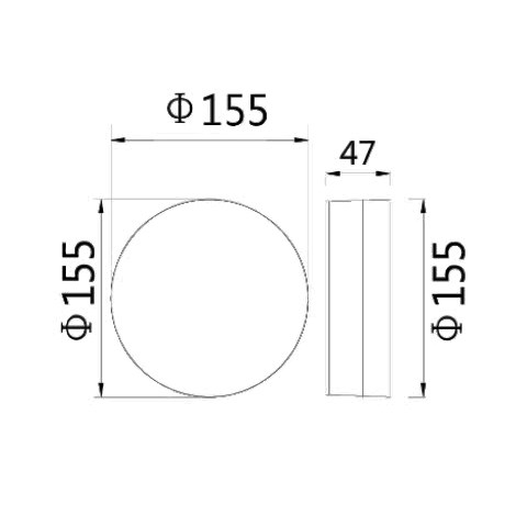 夜幕圓型庭圓壁燈