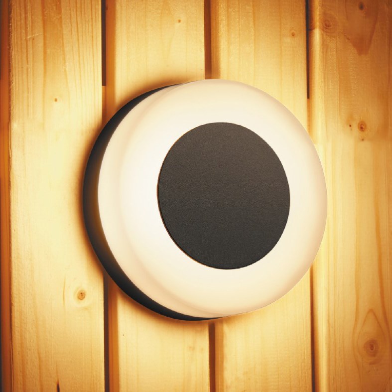 夜幕圓型庭圓壁燈