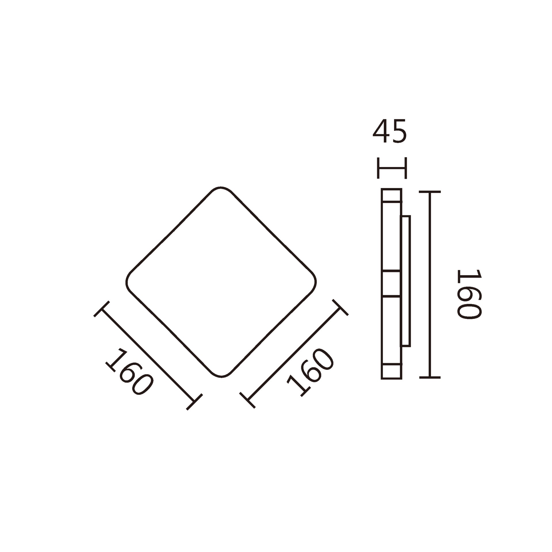 菱格菠蘿庭圓壁燈