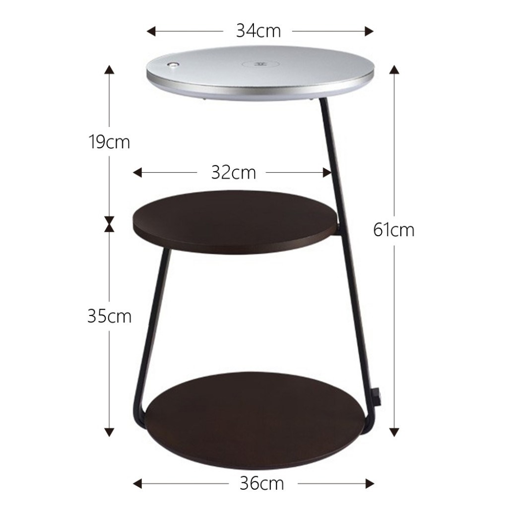 Paraph 雙層邊几立燈