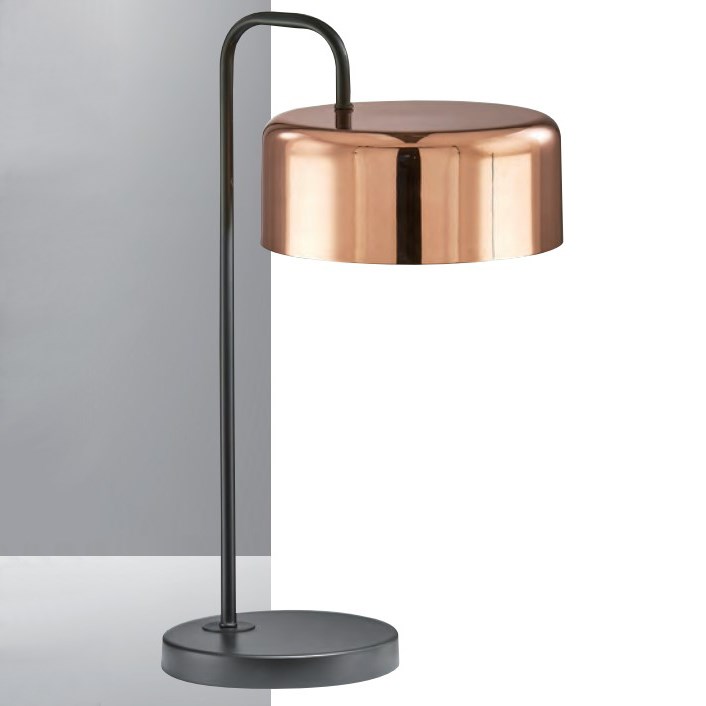 Pluck 玫瑰金短筒桌燈