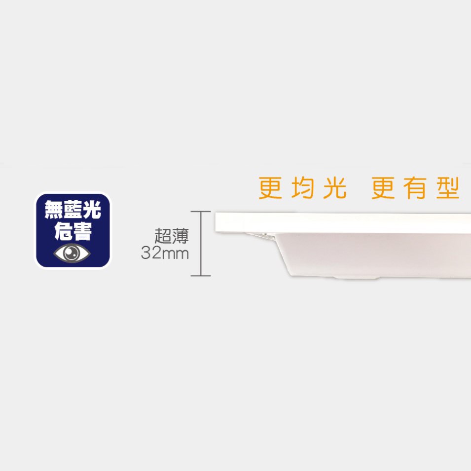LED 25W/45W 柔光平板燈 節標