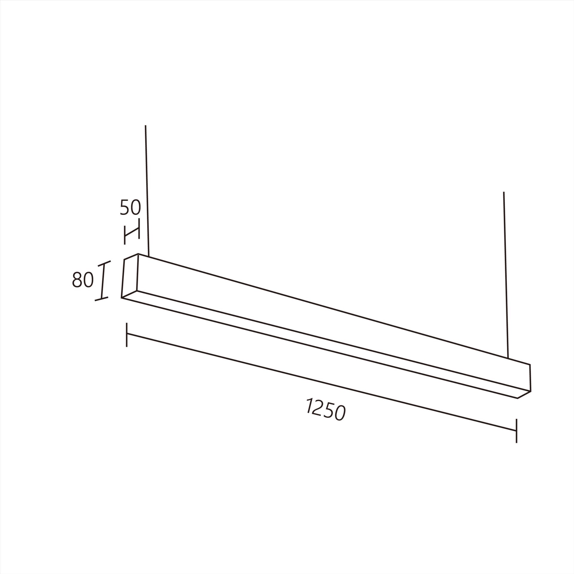 LED 48W 防眩吊燈 黑/白/銀