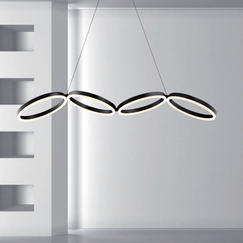 Pretzel 波浪環形吊燈