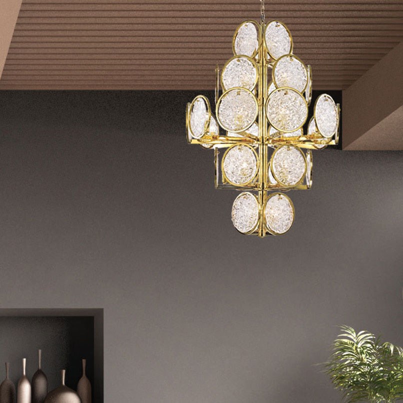 Acqua 六層手工水晶吊燈