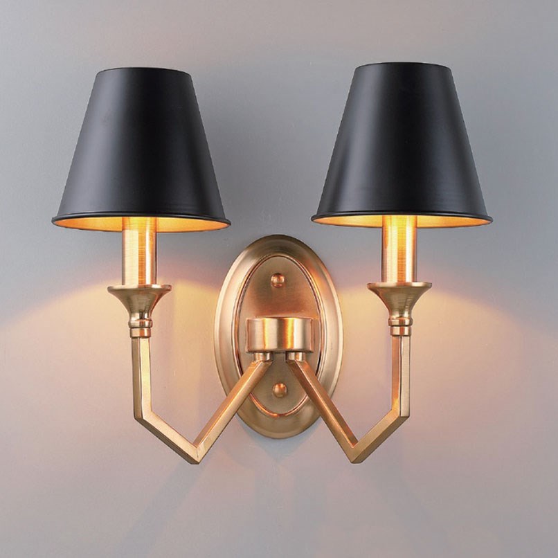 Cohasset 復古雙生金屬壁燈