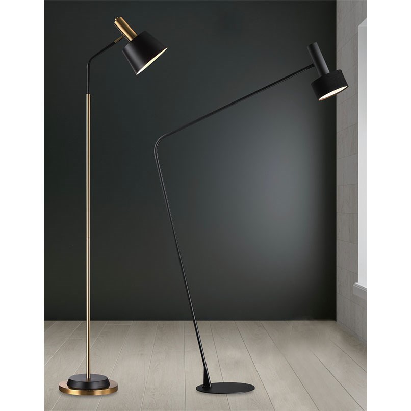 Clayton 線金圓筒立燈 金色款