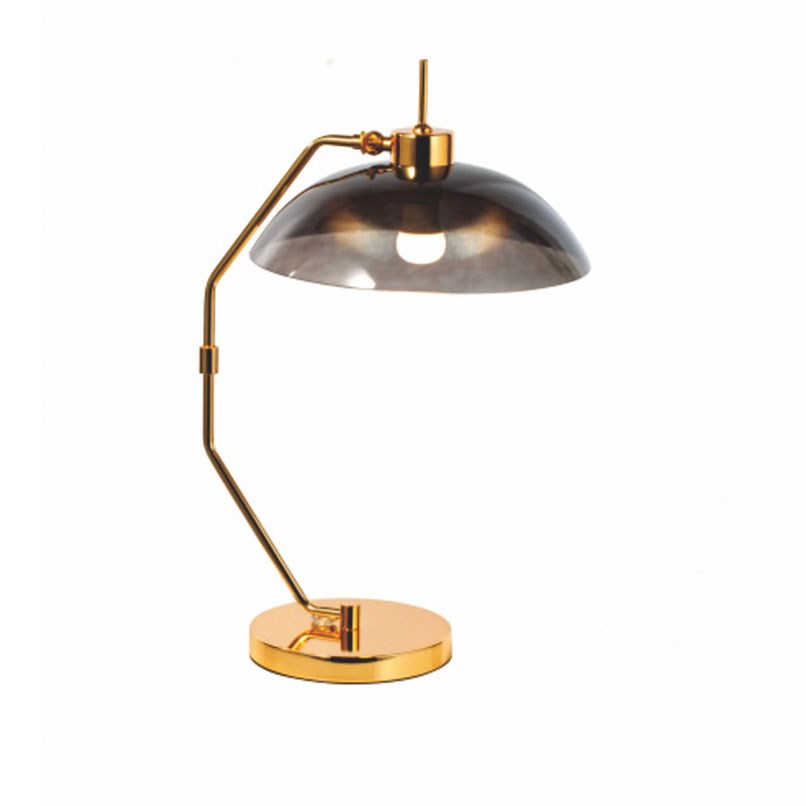 Luna 淺碟玻璃骨架桌燈