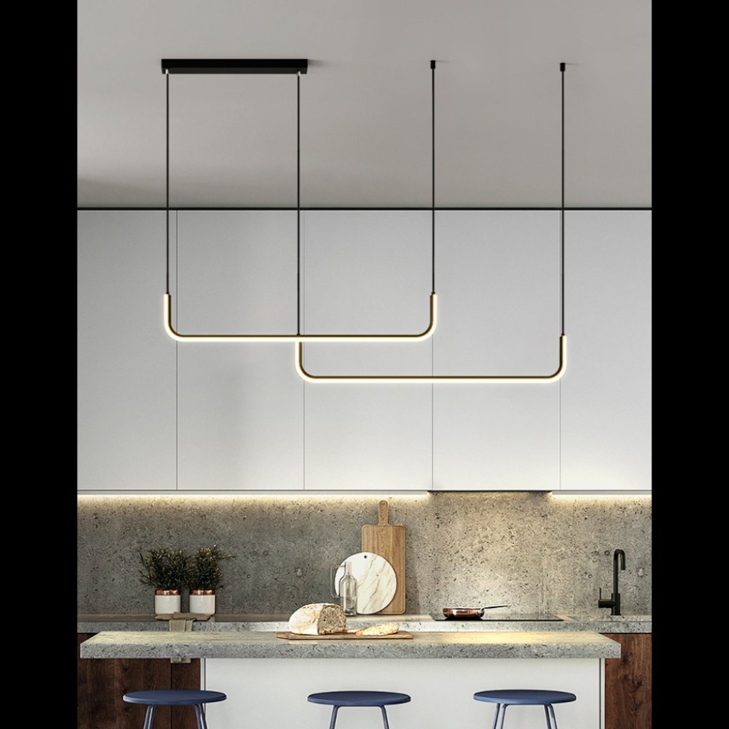 Chute 錯縱線型吊燈