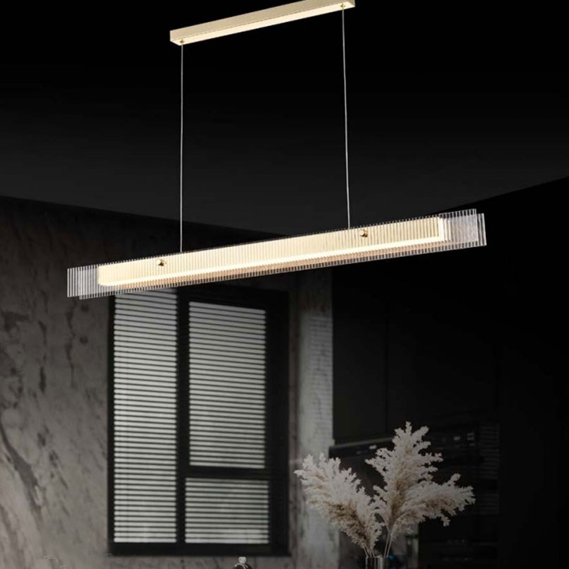 Pendium 條紋玻璃線型吊燈