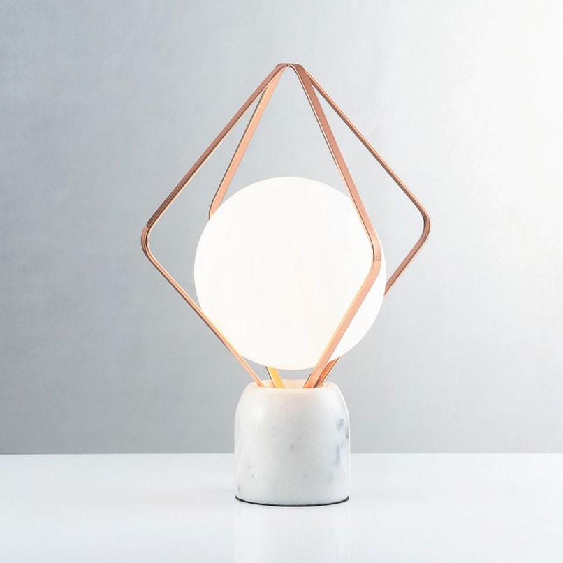 Contour 白玉框映桌燈