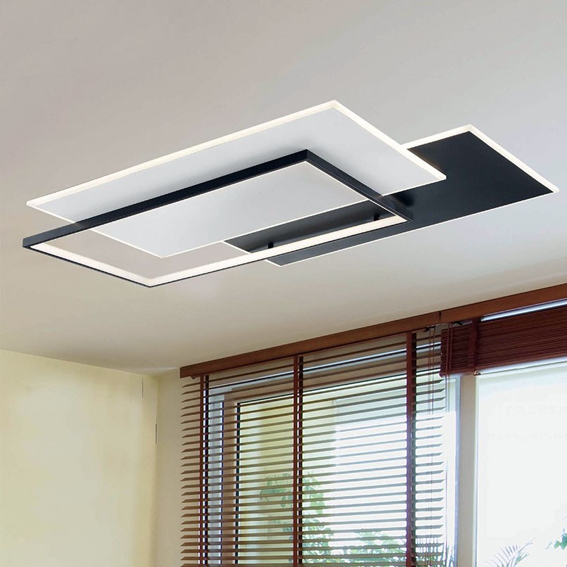 Besta 撞色三框方吸頂燈