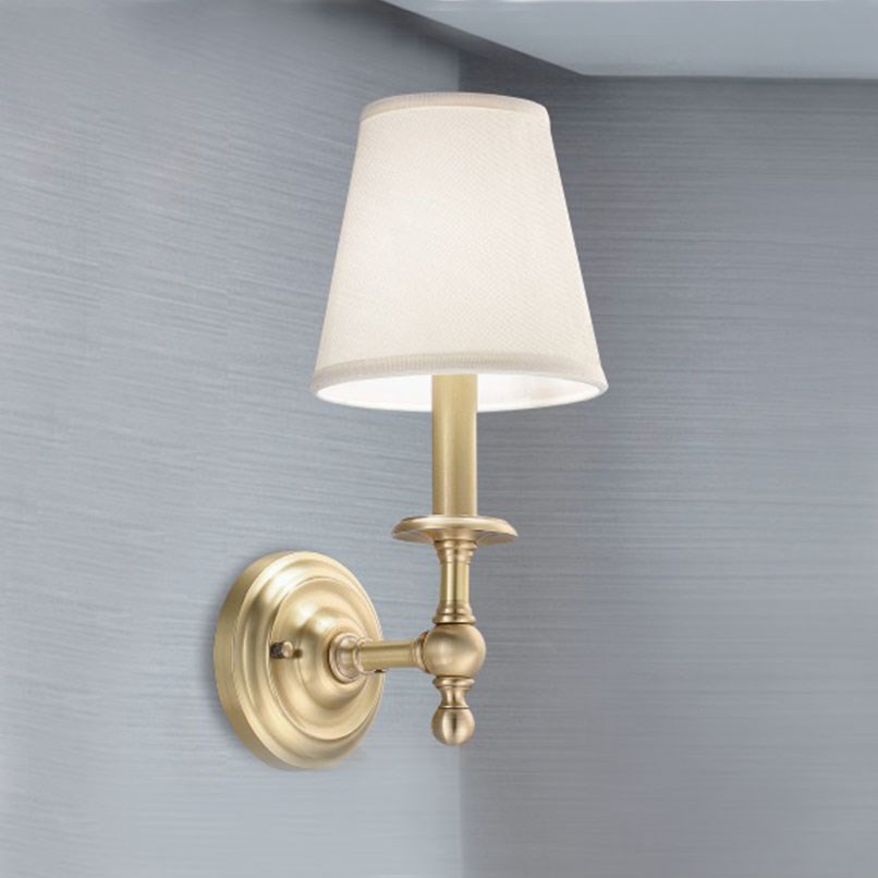 Catie 銅珠布藝壁燈 單臂/雙臂