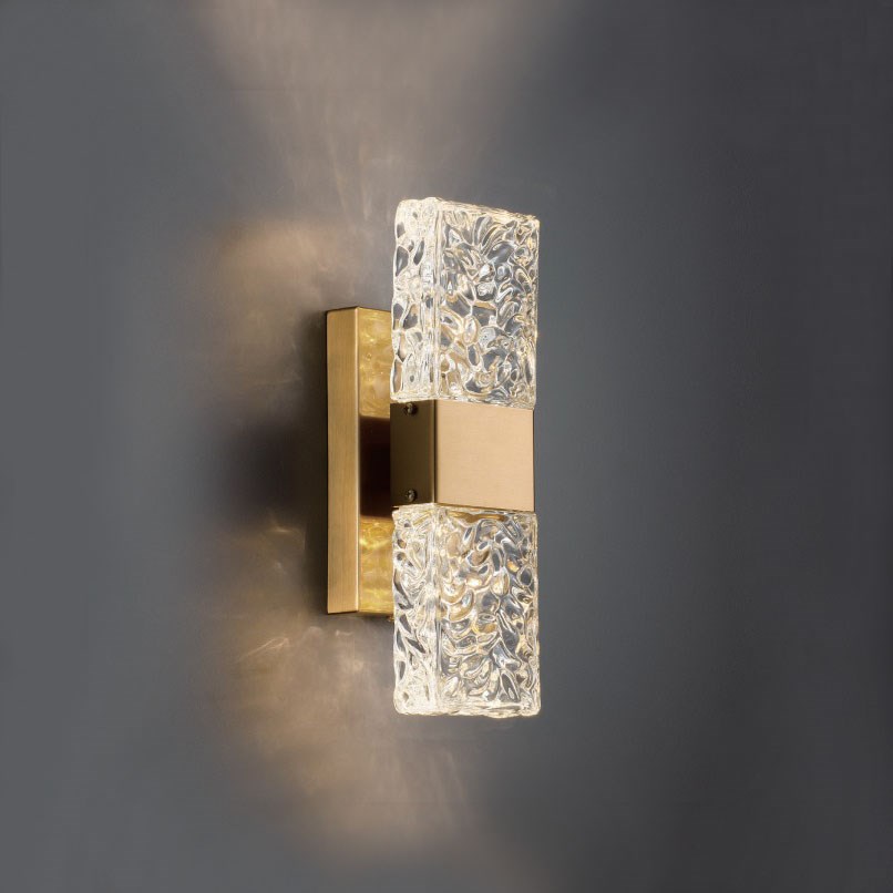 Terra 冰晶波紋壁燈