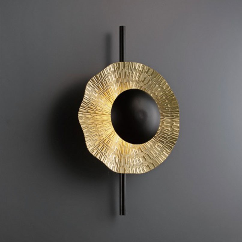 Mori 箔盤褶藝壁燈 單層/雙層