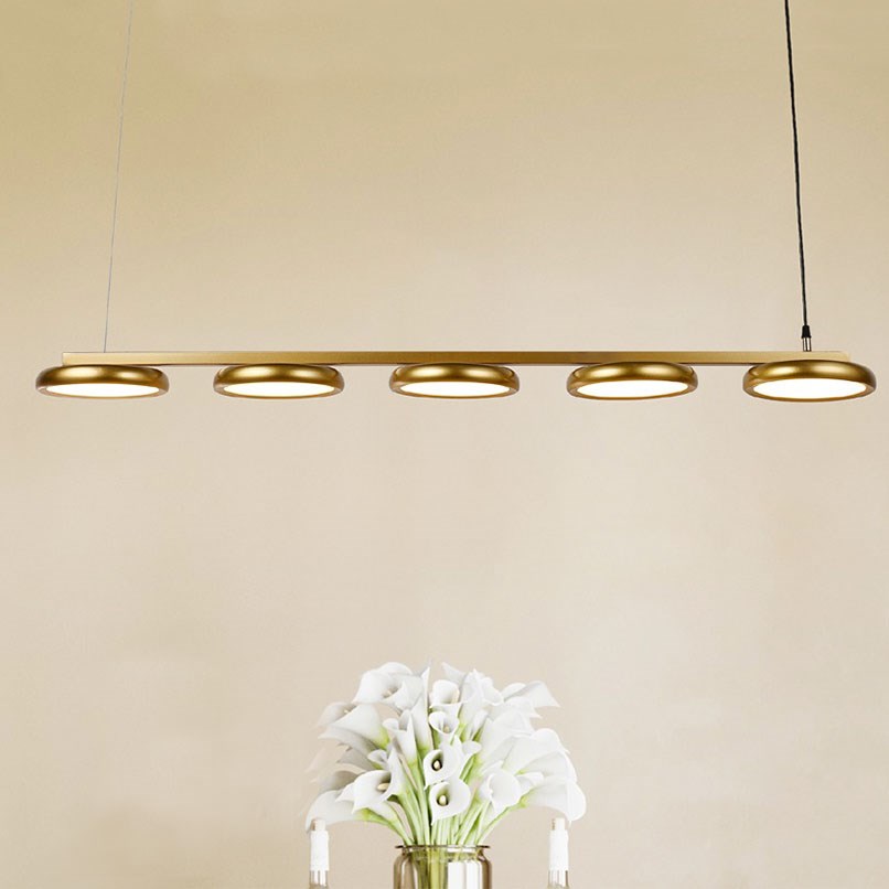 Tango 渾潤淺豆吊燈 金/黑