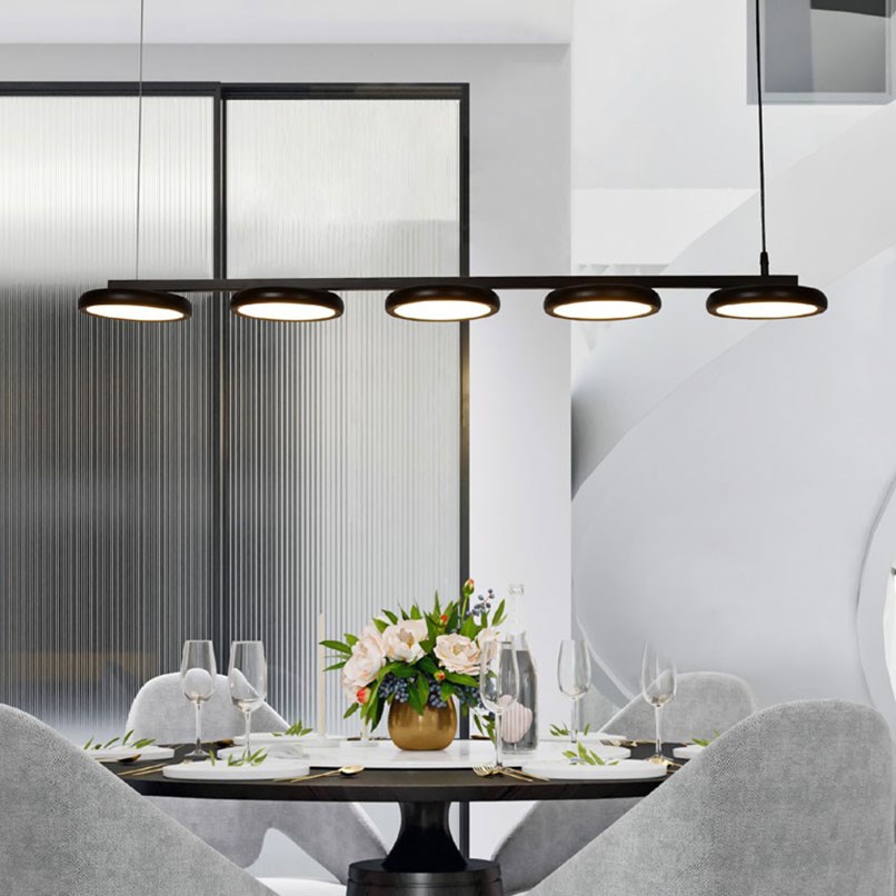 Tango 渾潤淺豆吊燈 金/黑