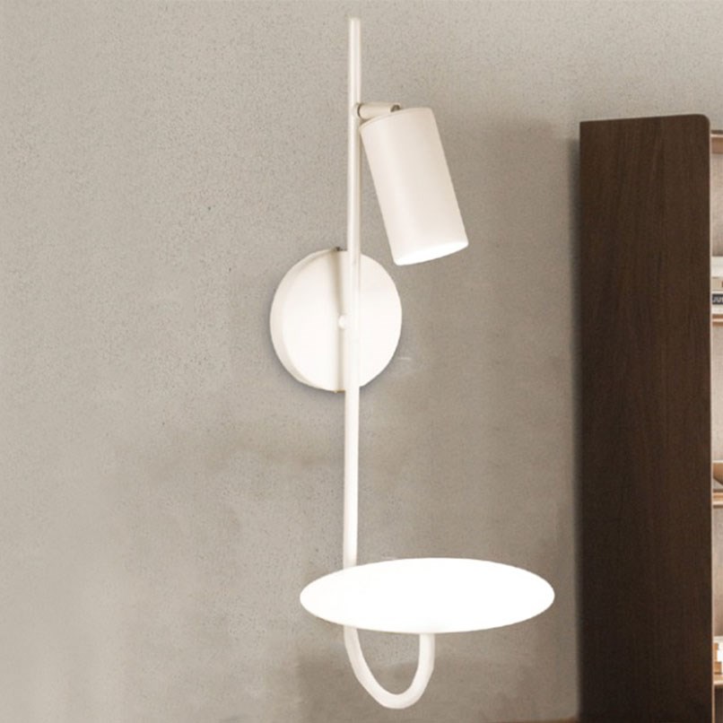 Rez 倒鉤圓台壁燈 黑/白