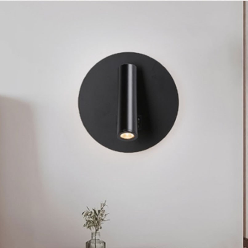 Flex 浮暈閱讀壁燈 黑/白