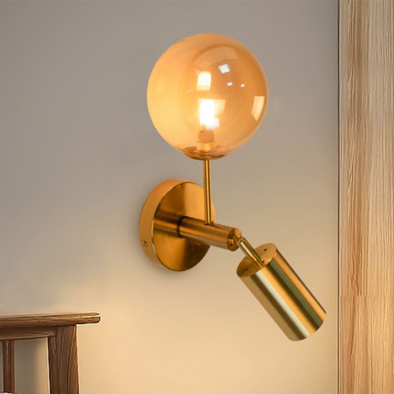 Rava 雙頭泡影壁燈 清波/琥珀