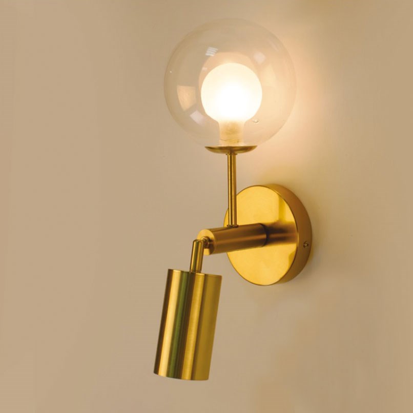 Rava 雙頭泡影壁燈 清波/琥珀