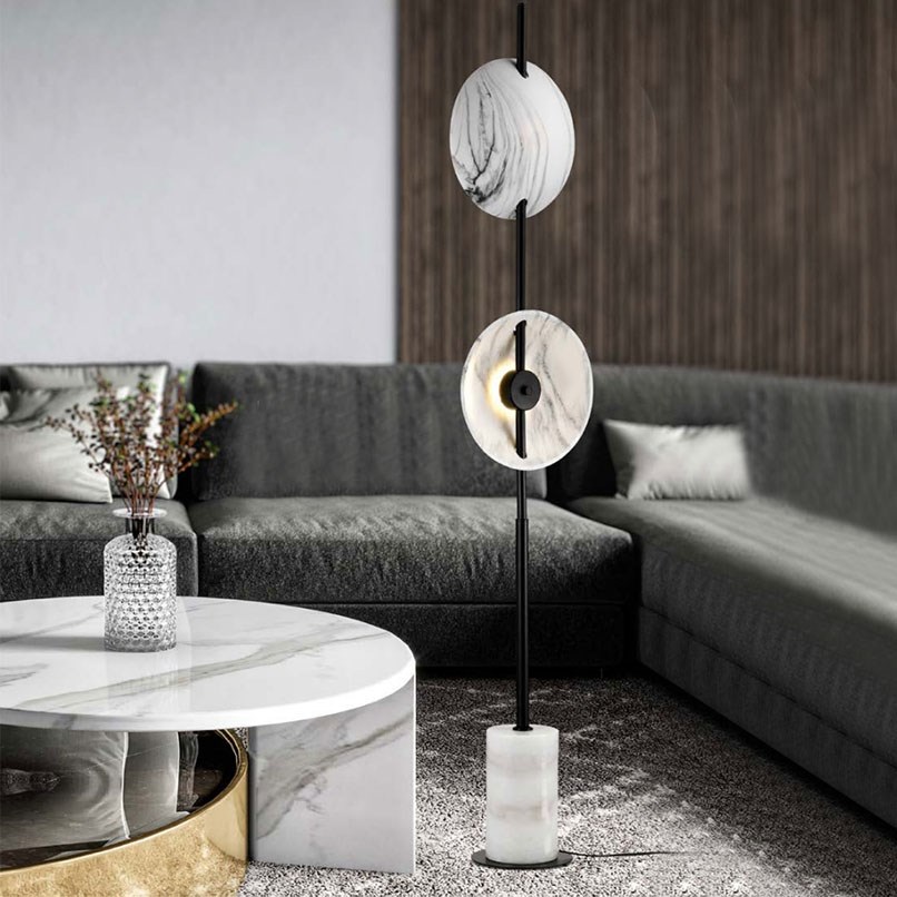 Whit 大理石紋穿引立燈